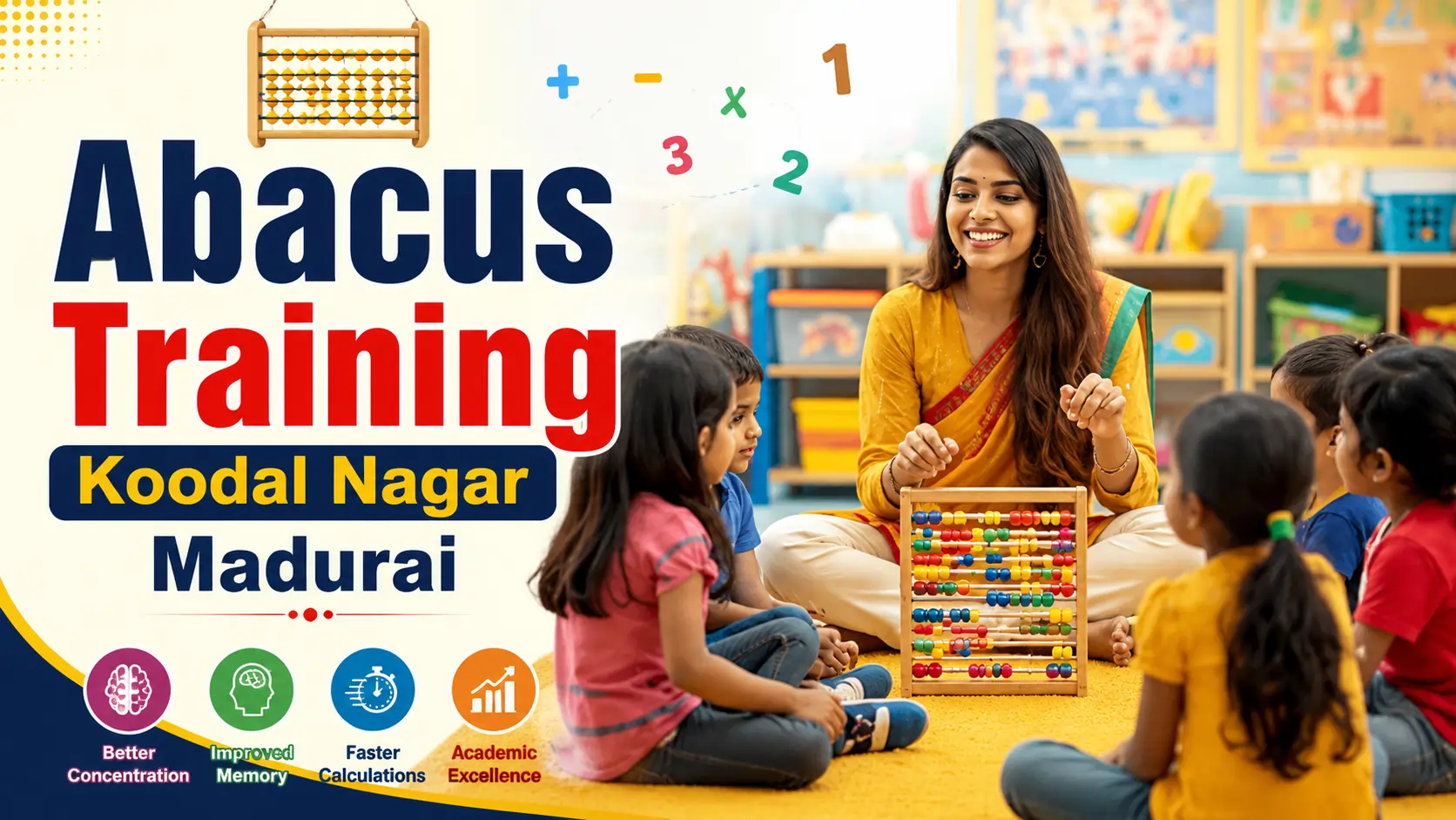 Best Abacus Training Koodal Nagar Madurai for Kids