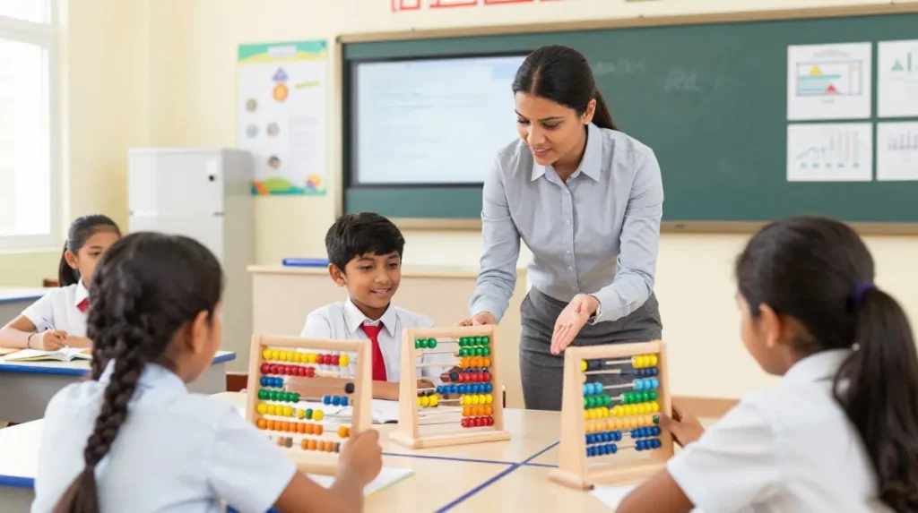 Parents choosing the best abacus academy in Madurai