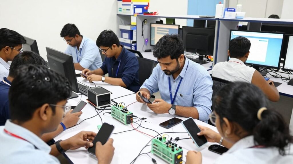 Master mobile service training practical classroom