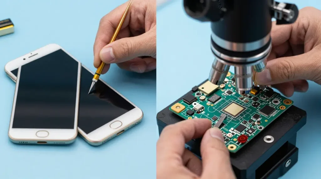 Mobile Chip Level Training Course in Madurai with motherboard repair practice