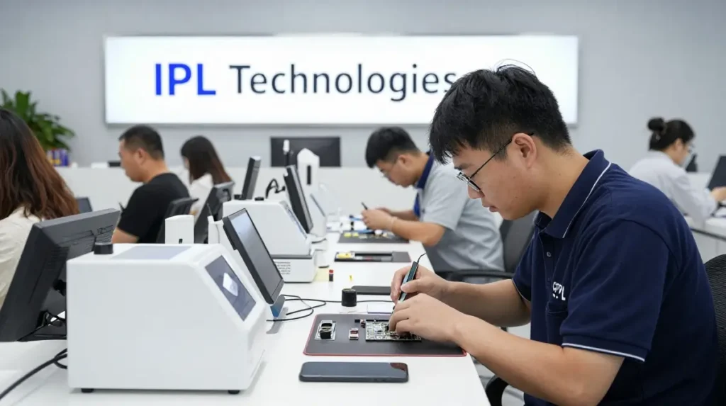 Students gaining practical experience through live smartphone repair projects