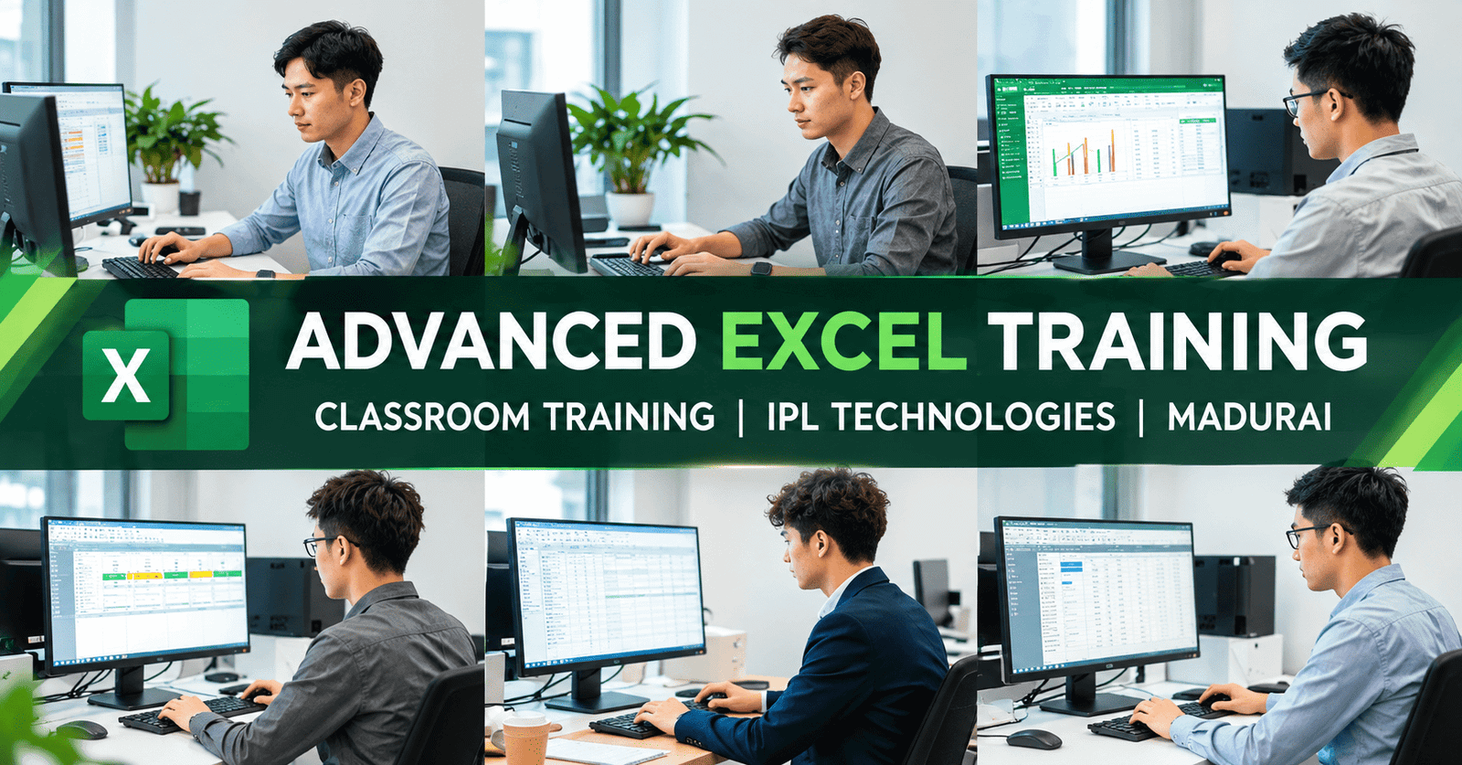 Advanced excel training classroom in IPL Technologies Madurai