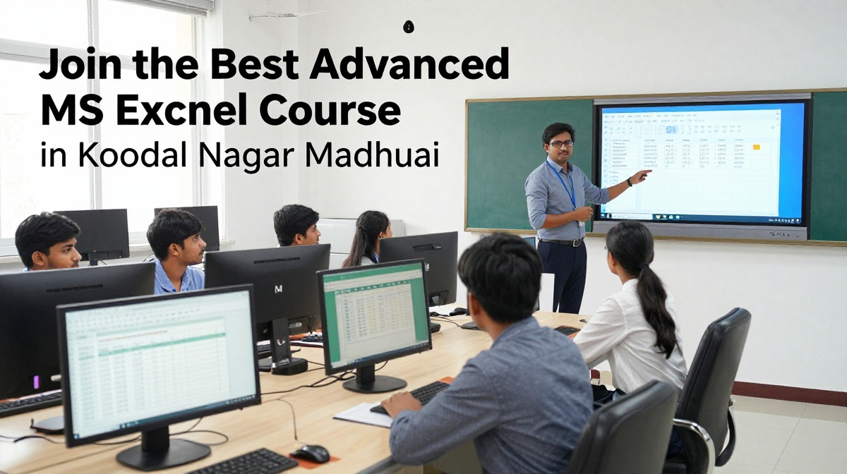 Advanced MS Excel Courses Institution in Koodal Nagar Madurai with Certificate