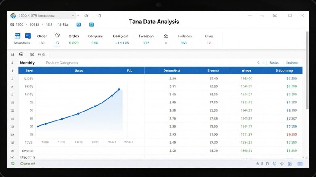 Excel formulas and cleaned sales data used for beginner data analysis