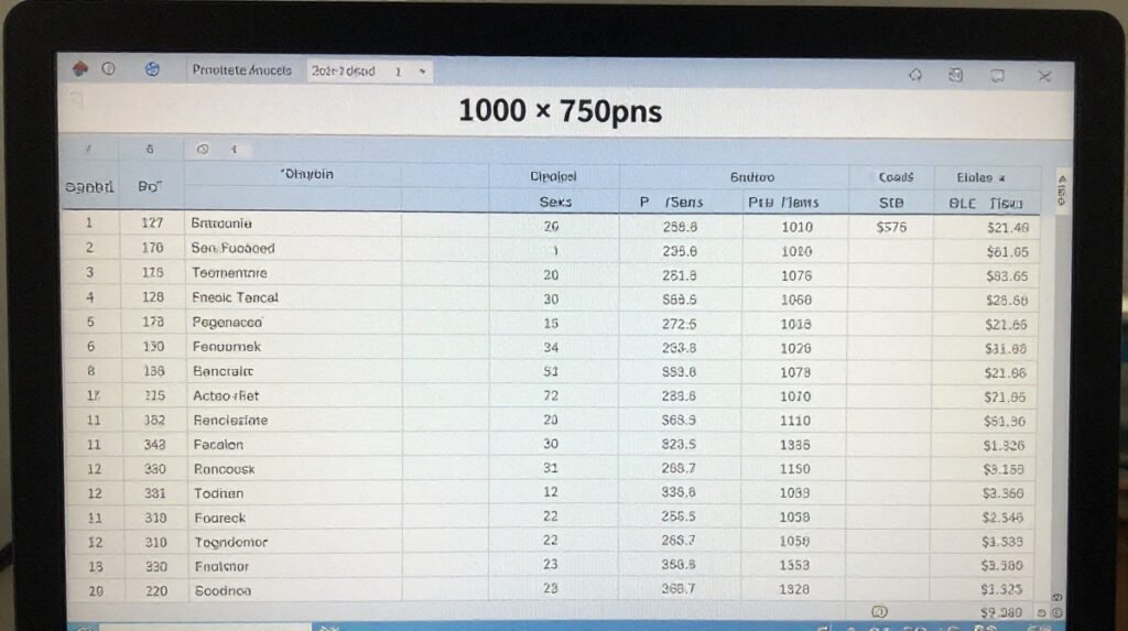 Excel PivotTable and chart summarising sales by product