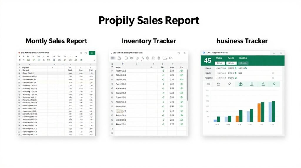 Excel PivotTable and dashboard summarizing monthly business sales