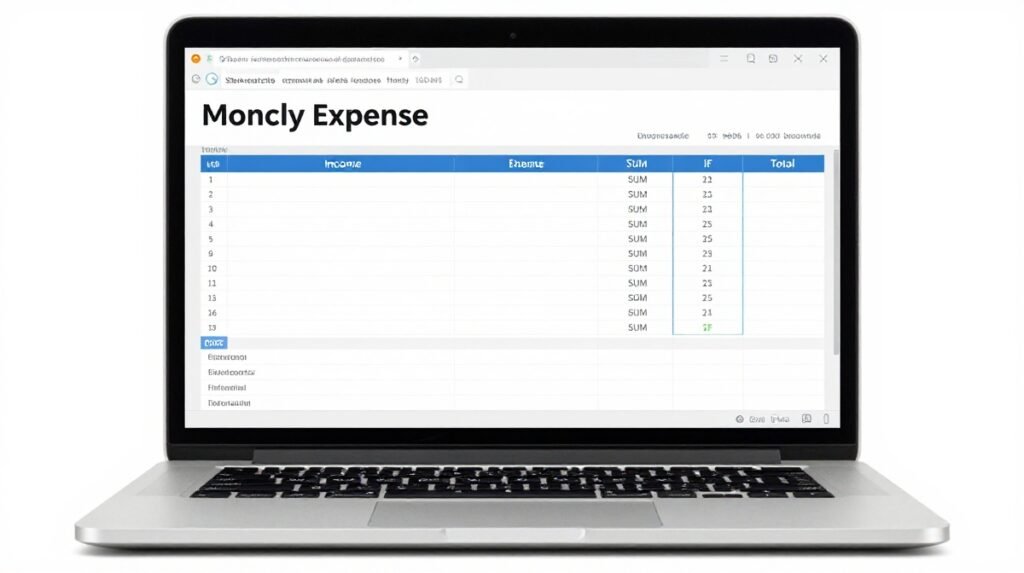 Excel beginner portfolio with sales report and financial dashboard